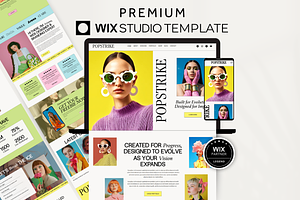 Colorful Wix Studio Website Template