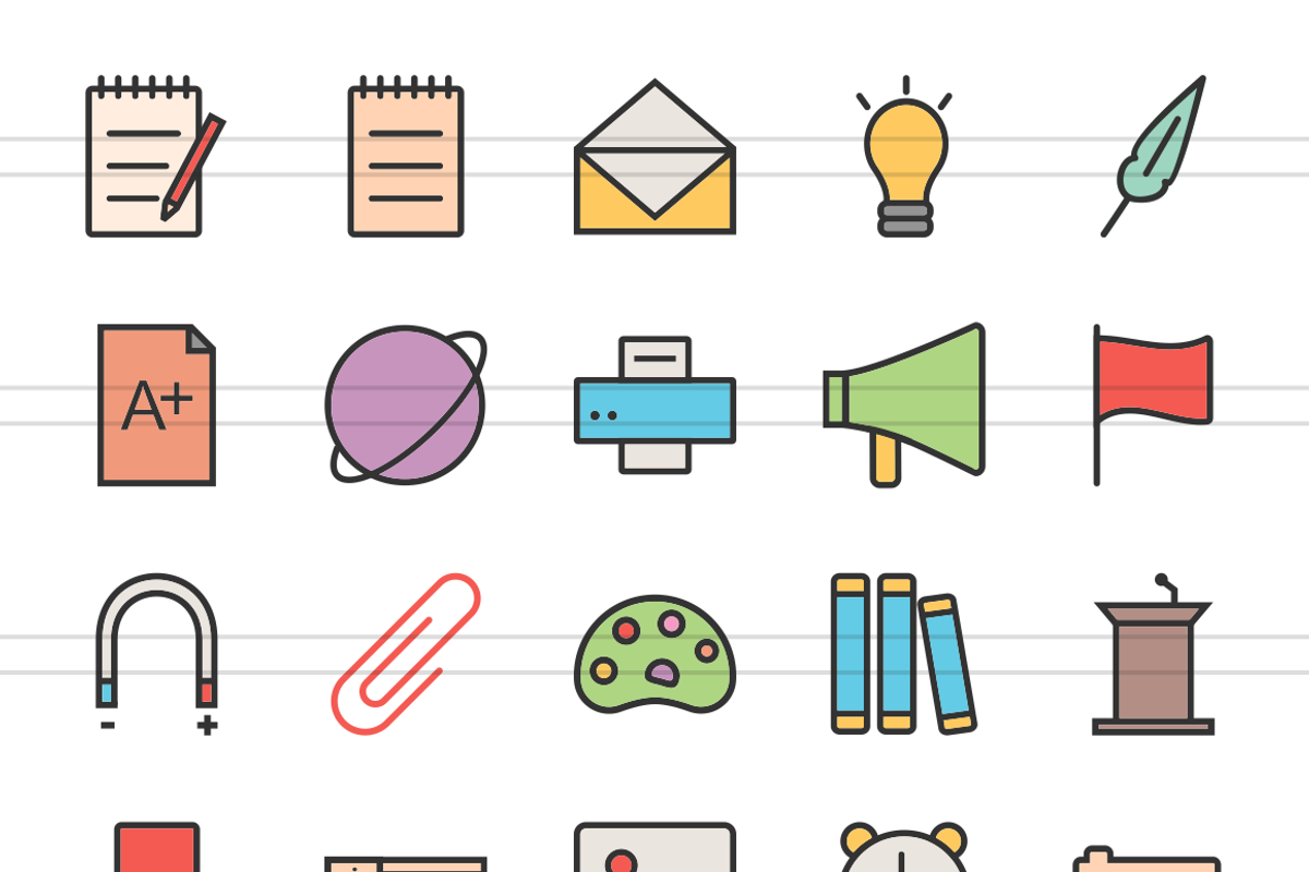 150 Science Filled Line Icons, an Outline Icon by IconBunny (Photo 2 of 6)