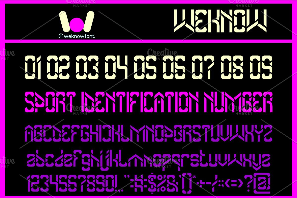 Another Version font, a Font by weknow (Photo 5 of 8)