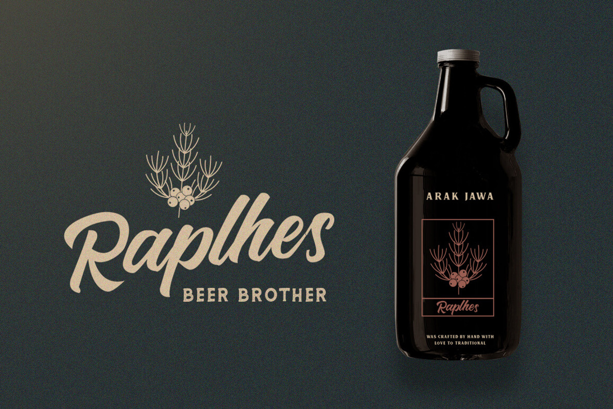 Hadrey - Vintage Bold Script, a Sans Serif Font by Vultype Co. (Photo 6 of 12)