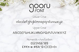 Gooru Font