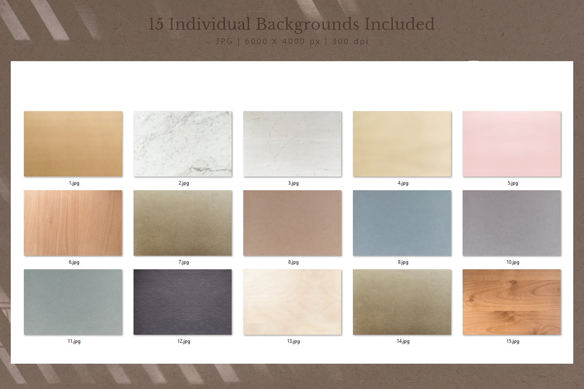 Natural Shadow Overlays & Background, a Texture Graphic by Feather & Sage Design (Photo 8 of 9)