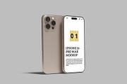 iPhone 16 Pro Max Mockup, an iPhone Mockup by Bangdastudio (Thumbnail 10 of 11)