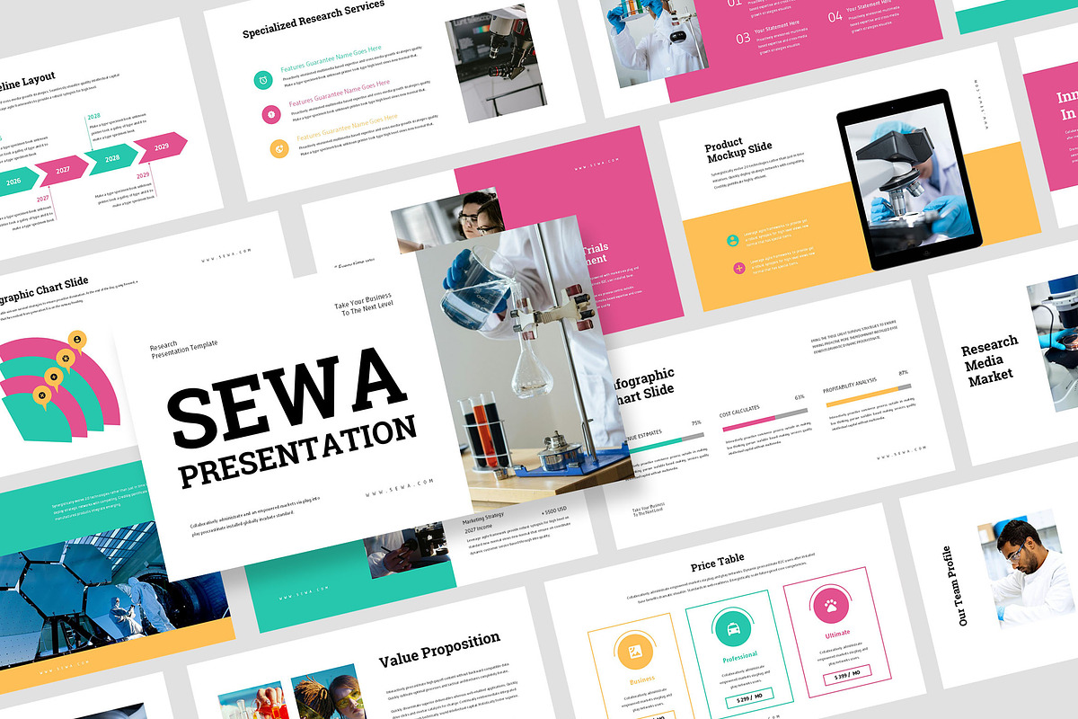 Sewa : Science Google Slides, a Presentation Template by Punkl Camp (Photo 1 of 9)