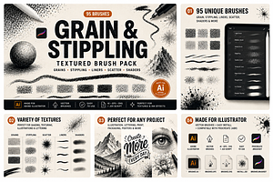 95 Ink Brush Assets PSD PNG, a Brush Add-On by ZinetroN
