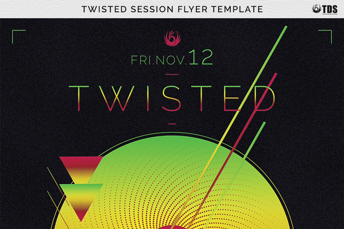 Twisted Session Flyer Template, a Flyer Template by ThatsDesignArt (Photo 11 of 12)