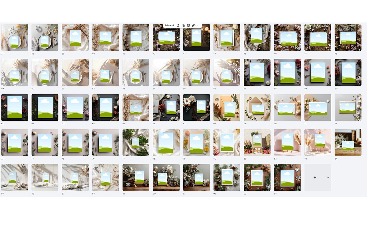 94 Canva Greeting Card Mockups, an Advertising Mockup by ARTOZEN DIGITAL (Photo 16 of 16)