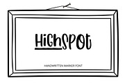 HighSpot, a Handwritten Font by AnMark (Thumbnail 1 of 8)