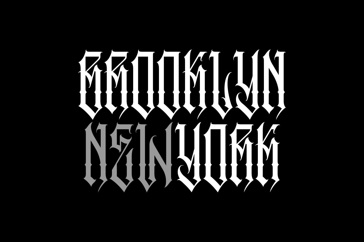 Eastside | Blackletter font, a Blackletter Font by Muntab_Art (Photo 2 of 7)