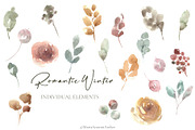Romantic Winter - Watercolor Flowers, an Illustration by MariaScaroniAtelier (Thumbnail 6 of 8)