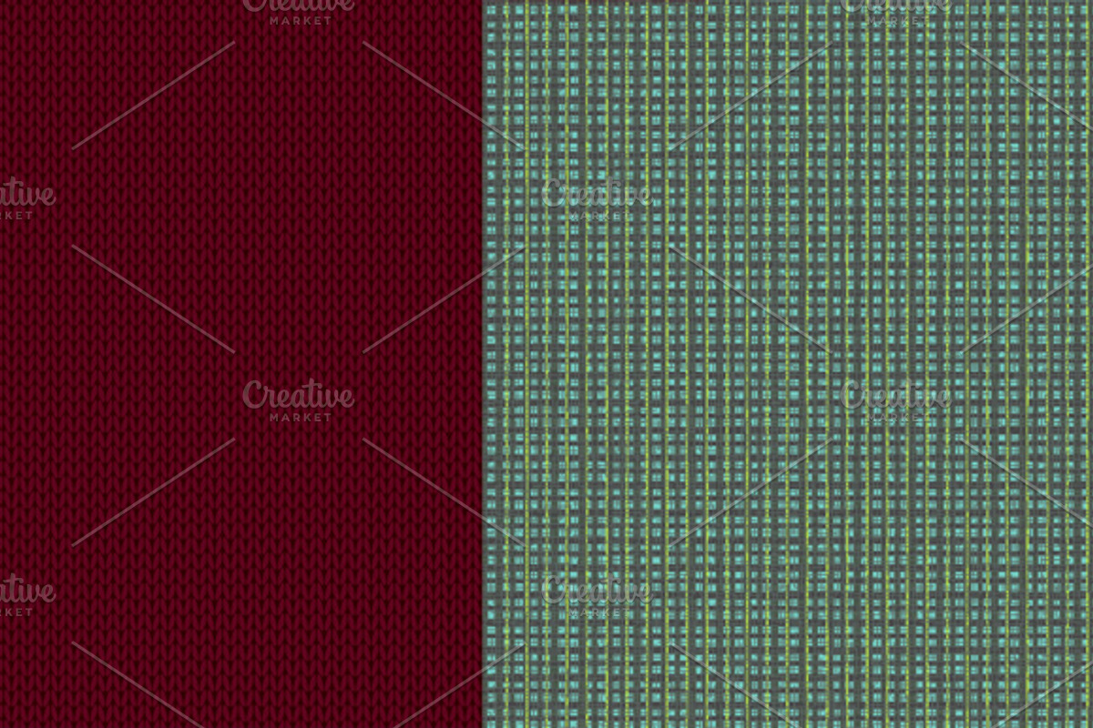 8 Seamless Fabric Pattern Design preview 3