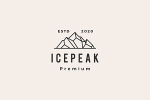 Icepeak Mount Hipster Vintage Logo