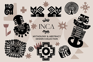 Inca, Mythology & Abstract, a Decorative Illustration by Camara Design