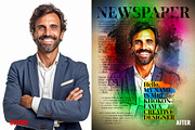 News Paper Mixed Media Art Effect, an Action Add-On by MRI STUDIO (Thumbnail 20 of 43)