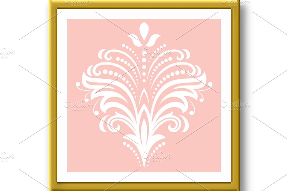 Floral Vector Abstract Pattern, a Decorative Illustration by FineArtStudio (Photo 2 of 3)