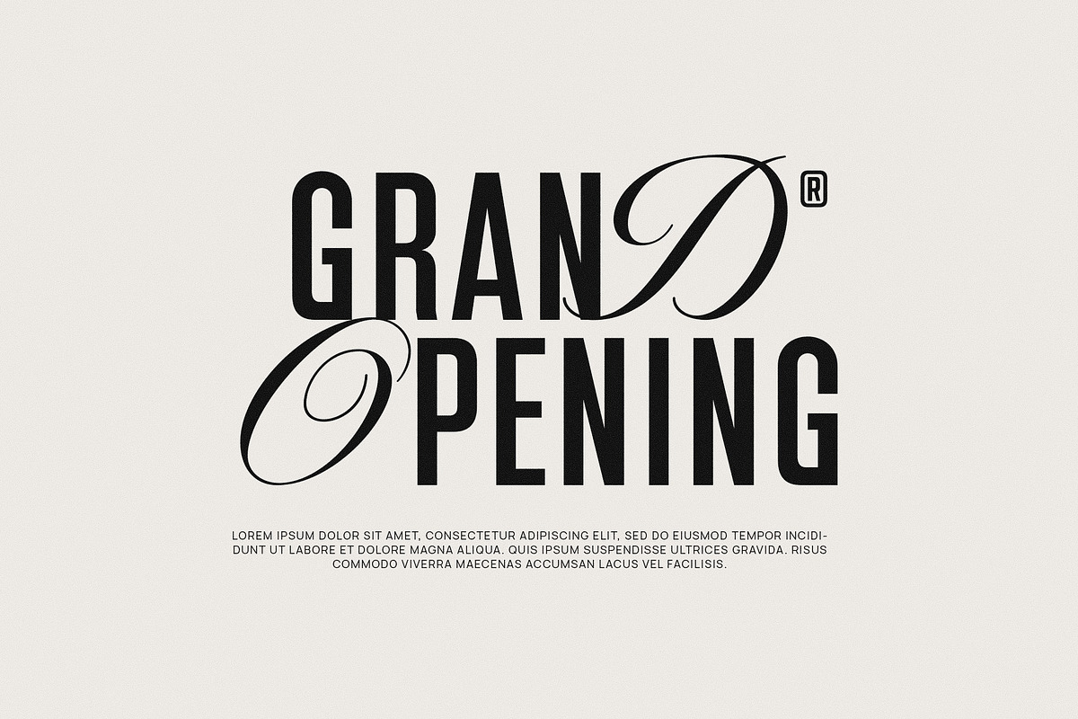 Glamer Modern Calligraphy Sans Serif, a Sans Serif Font by Graphicxell (Photo 2 of 8)
