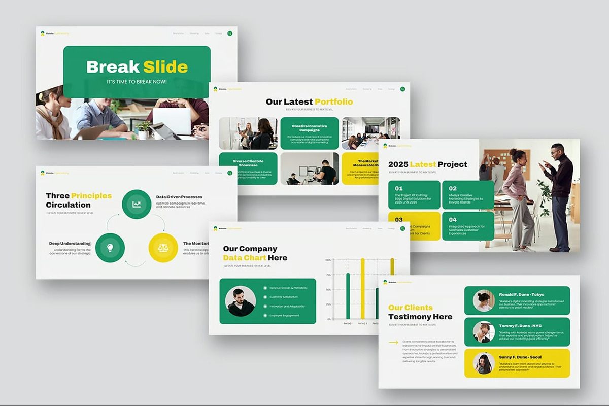 Digital Marketing Powerpoint, a Presentation Template by Fit-tee (Photo 3 of 10)