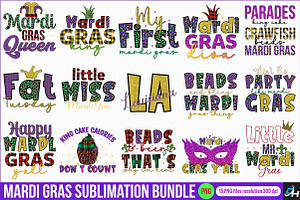 Mardi Gras Sublimation Bundle