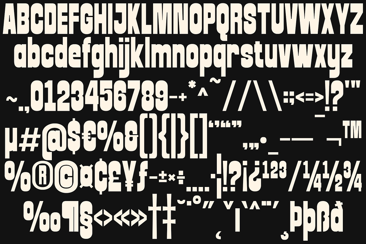 COMMAND! BOLD DISPLAY FONT!, a Sans Serif Font by deadlock studio (Photo 6 of 8)