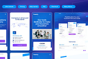 Saasly Tech SaaS Website and Mobile, an UI Kit Template by Creative Perspective (Thumbnail 6 of 8)