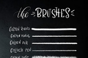 Golden Dust Procreate brushes, a Brush Add-On by tatiananemna (Thumbnail 3 of 8)