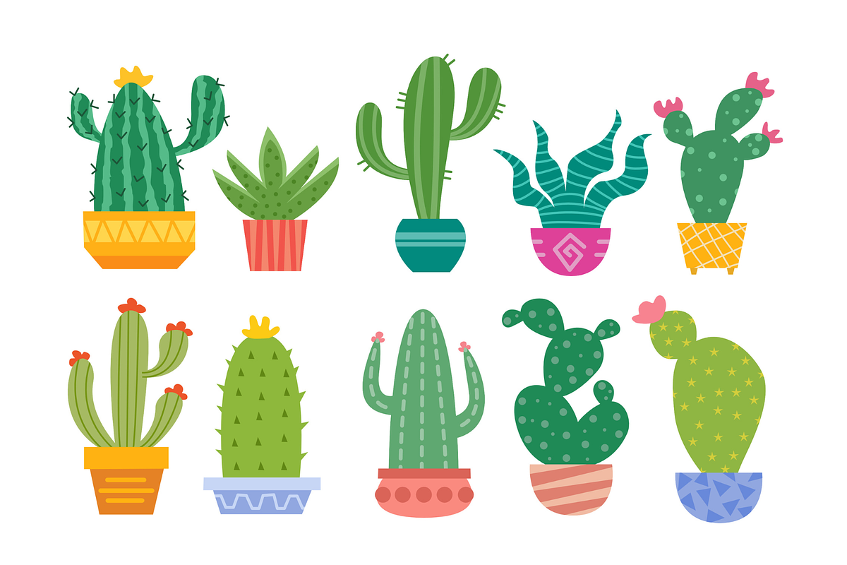 50 Playful Cactus Illustrations, a Graphic by judayartworks (Photo 3 of 6)