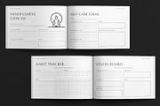 Self-Care Planner Template Landscape, a Brochure Template by E-Type (Thumbnail 5 of 7)