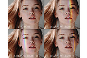Rainbow light leak overlays, a Layer Style Add-On by Paper Farms (Thumbnail 2 of 5)