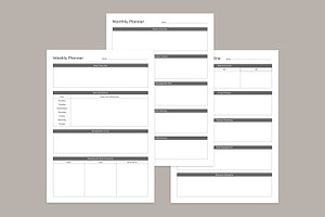 Generic Planning Pages Set V-04