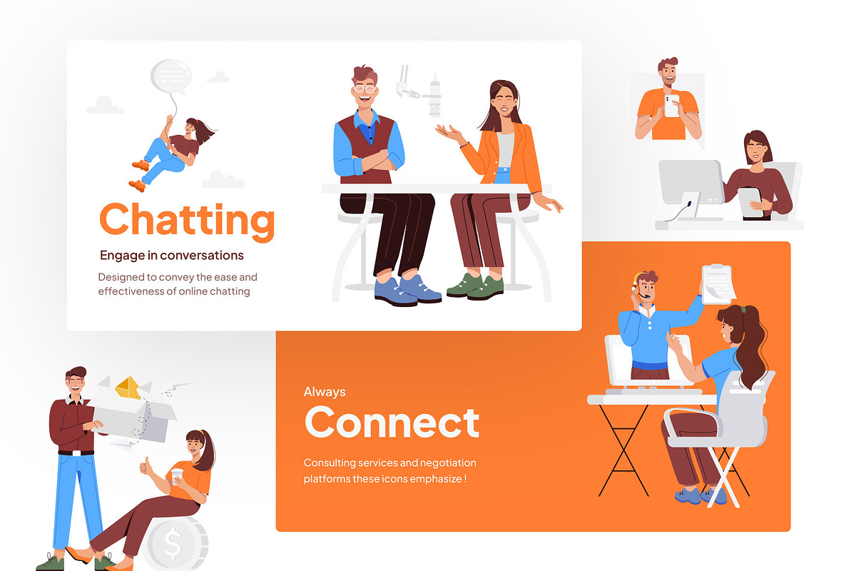 Communication Animated Illustrations
