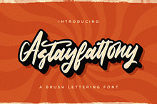 Astayfattony - Handwritten Font