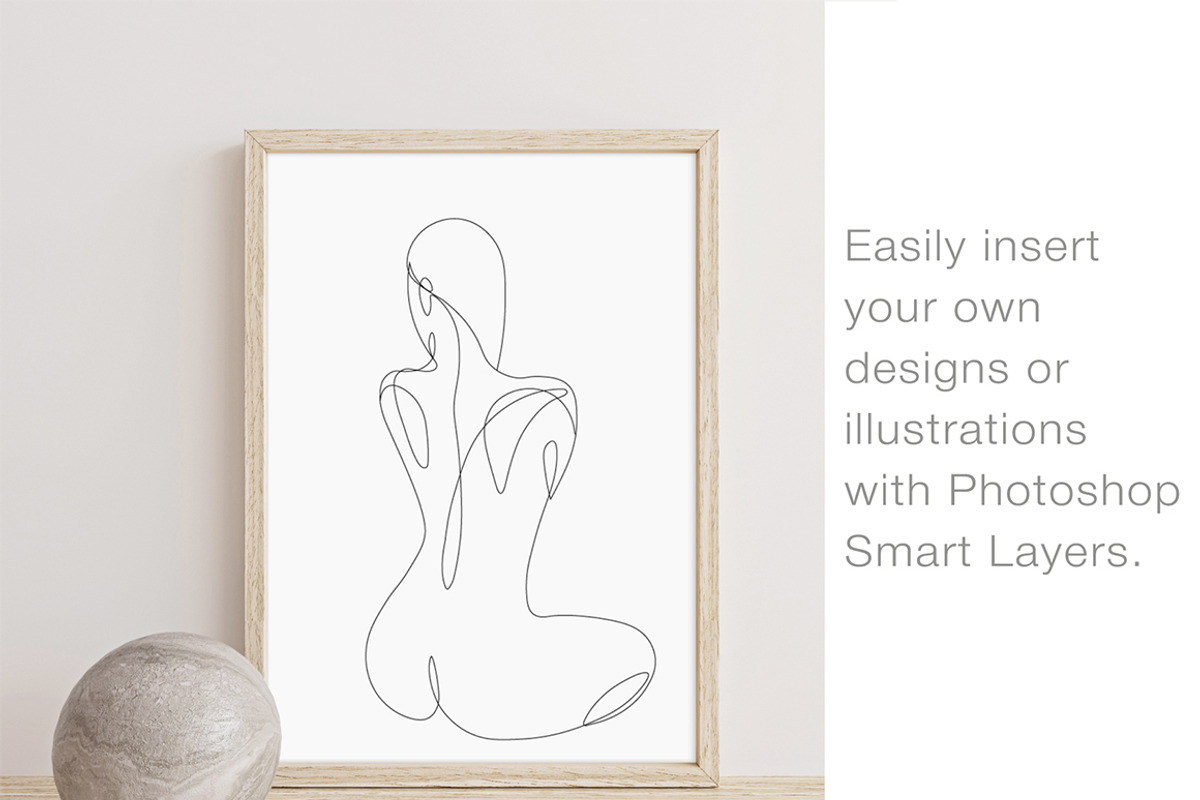 Frame Mockup Kit Beige, a Product Mockup by MockupsMarket (Photo 8 of 9)