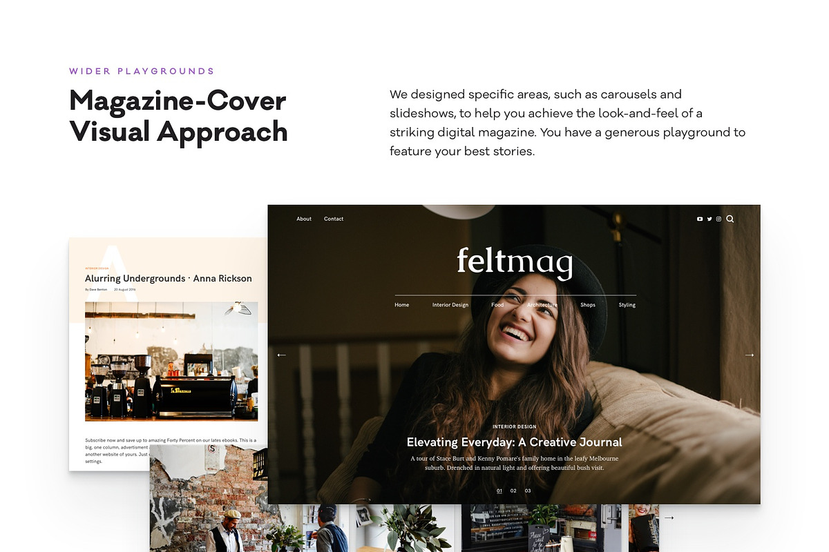 Felt - Magazine Style Theme, a WordPress Template by Pixelgrade (Photo 2 of 4)