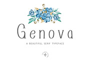 Genova, a Serif Font by Blossom (Thumbnail 1 of 5)