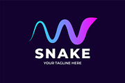 Snake Logo Minimal Design, a Branding & Logo Template by M9 Design (Thumbnail 1 of 6)