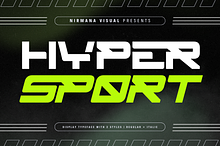 Hyper Sport - Racing Logo Font