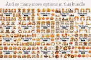 Whimsy Boho Fall Clipart, a Decorative Illustration by PaintPixelCo (Thumbnail 6 of 10)