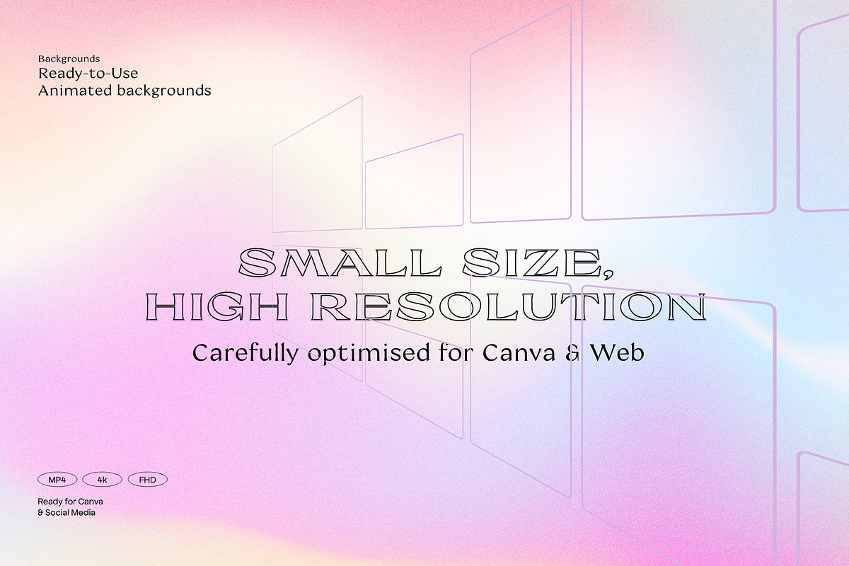CANDY Animated Gradients Backgrounds, a Social Media Template by Sparrow & Snow (Photo 6 of 21)