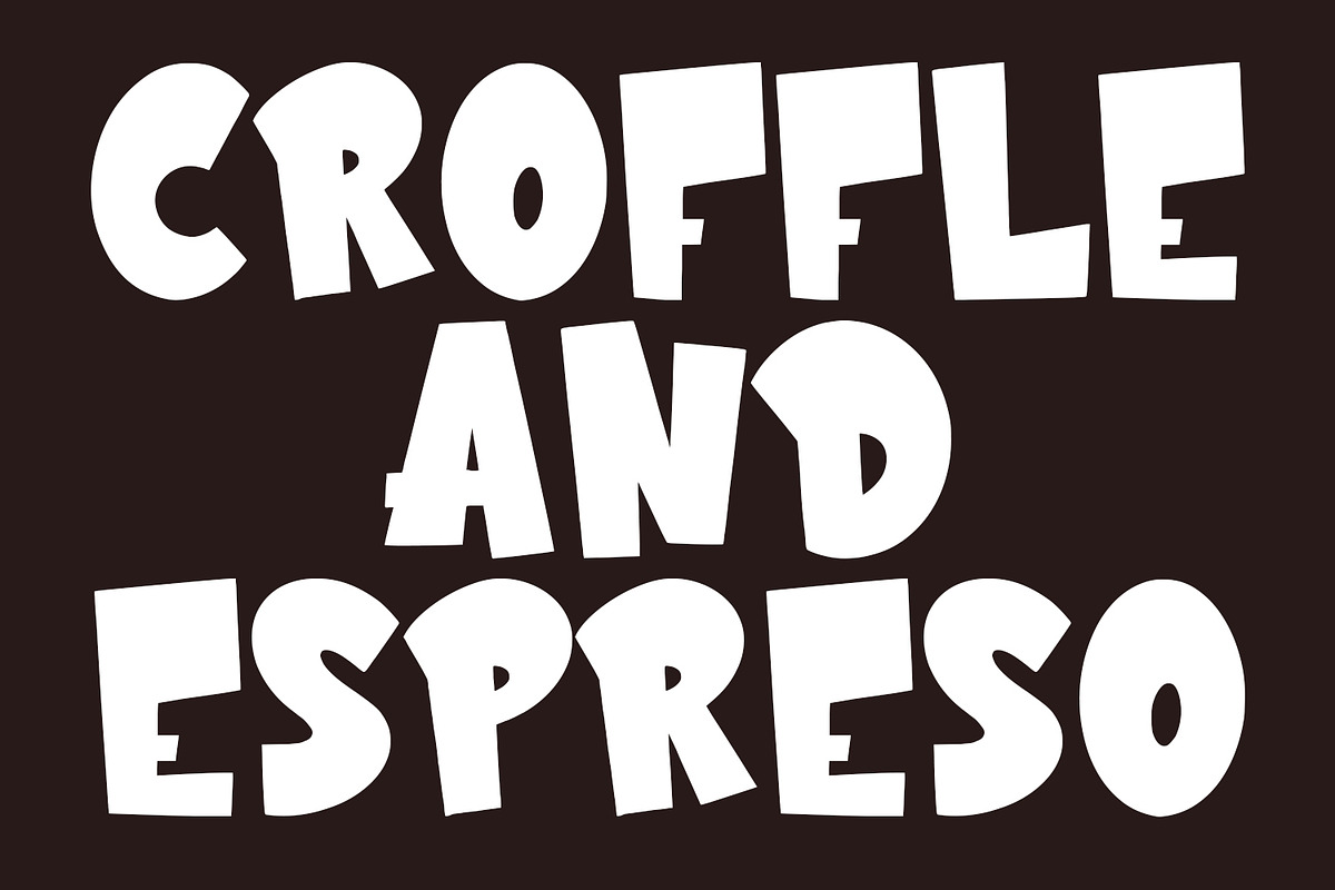 Bariso Cawfu Bold Display Font, a Sans Serif Font by Maulana Creative (Photo 3 of 7)