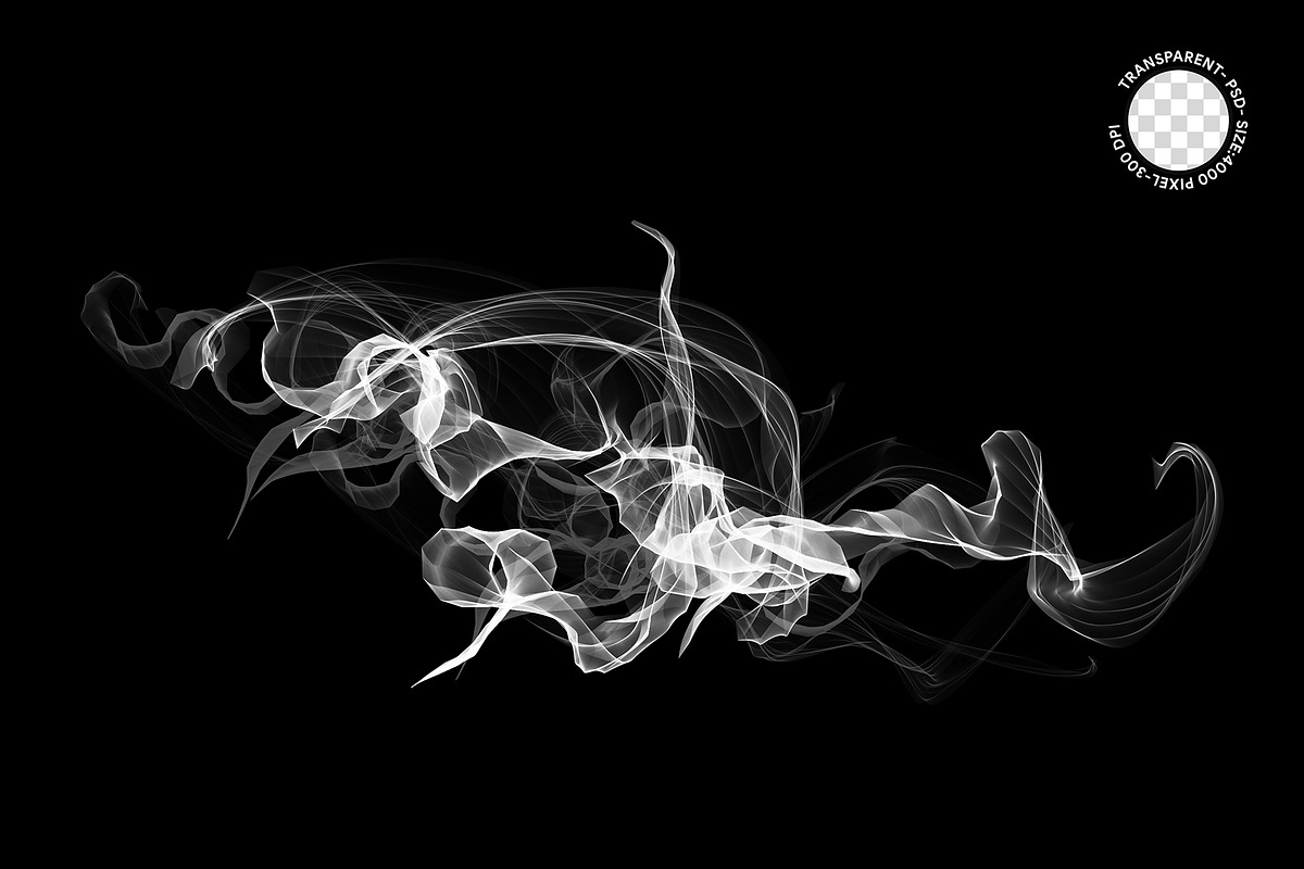 Transparent Smoke PNG & PSD Pack, a Texture Graphic by MRI STUDIO (Photo 5 of 14)