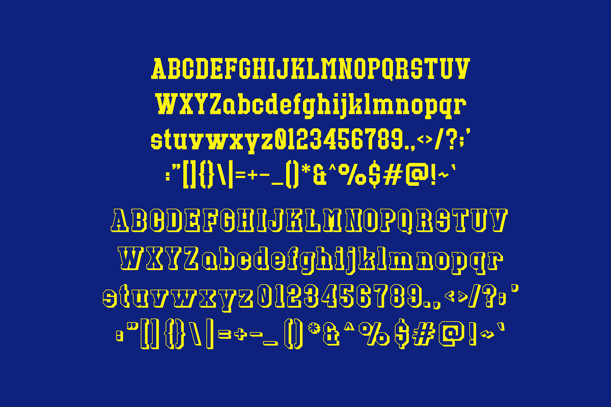 North College - Athletic Slab, a Slab Serif Font by Marvadesign (Photo 7 of 8)