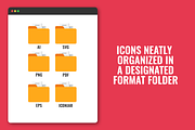 Pet Essentials Icon Set, a Solid Icon by Flat Icons (Thumbnail 2 of 7)