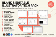 Adobe Illustrator Tech Pack Template, a Graphic by S.i. Graphics (Thumbnail 2 of 3)