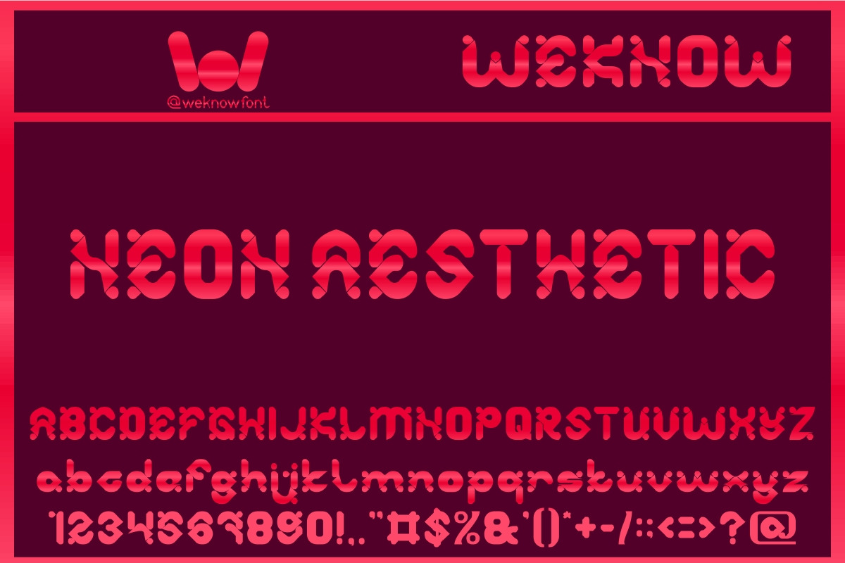 Electro Pop font, a Font by weknow (Photo 5 of 8)