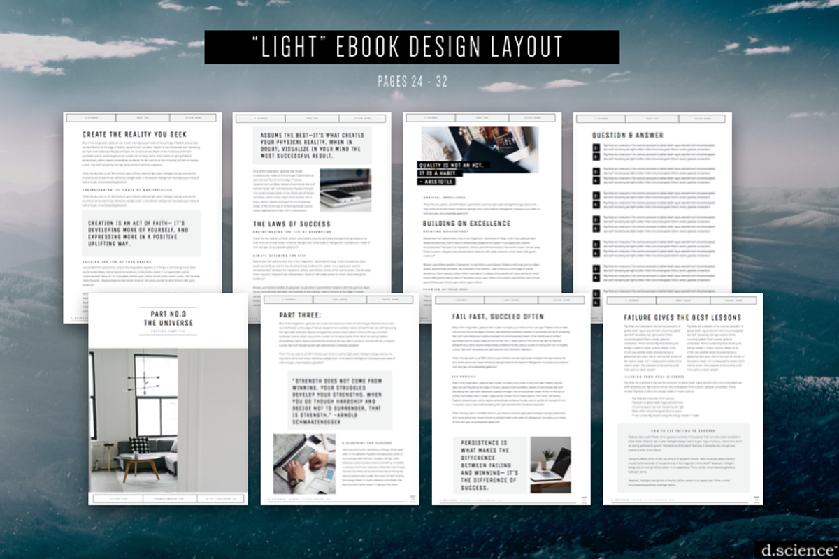 4X Ebook Bundle Templates  | 67% Off, a Magazine Template by Template Monkey @dscience (Photo 15 of 43)