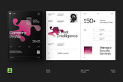 Cybersecurity Company Profile - CYBE, a Brochure Template by fakhroo (Thumbnail 7 of 13)