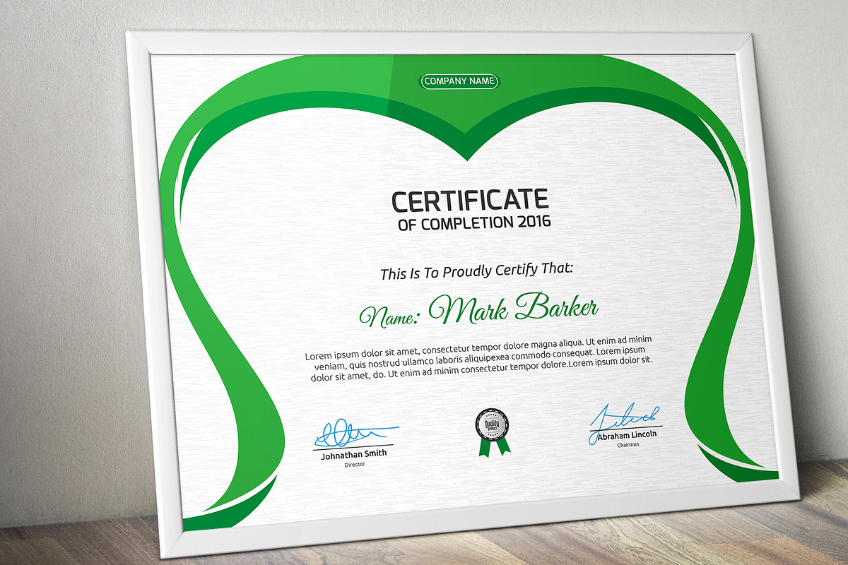 Certificate Word | PSD | AI, a Stationery Template by Curve Design (Photo 6 of 6)