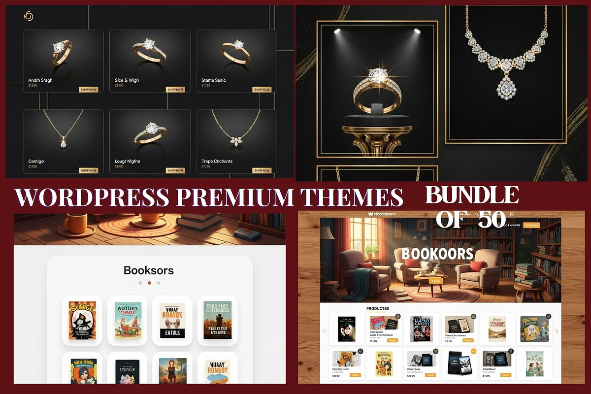 WooCommerce Themes 50+WordPress, a WordPress Template by Aban's World (Photo 1 of 34)