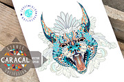 Ethnic Collection: Caracal, an Animal Illustration by ArtoJoy (Thumbnail 1 of 5)