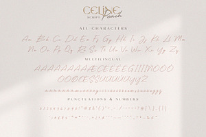 Celine Peach - A Luxury Font Duo